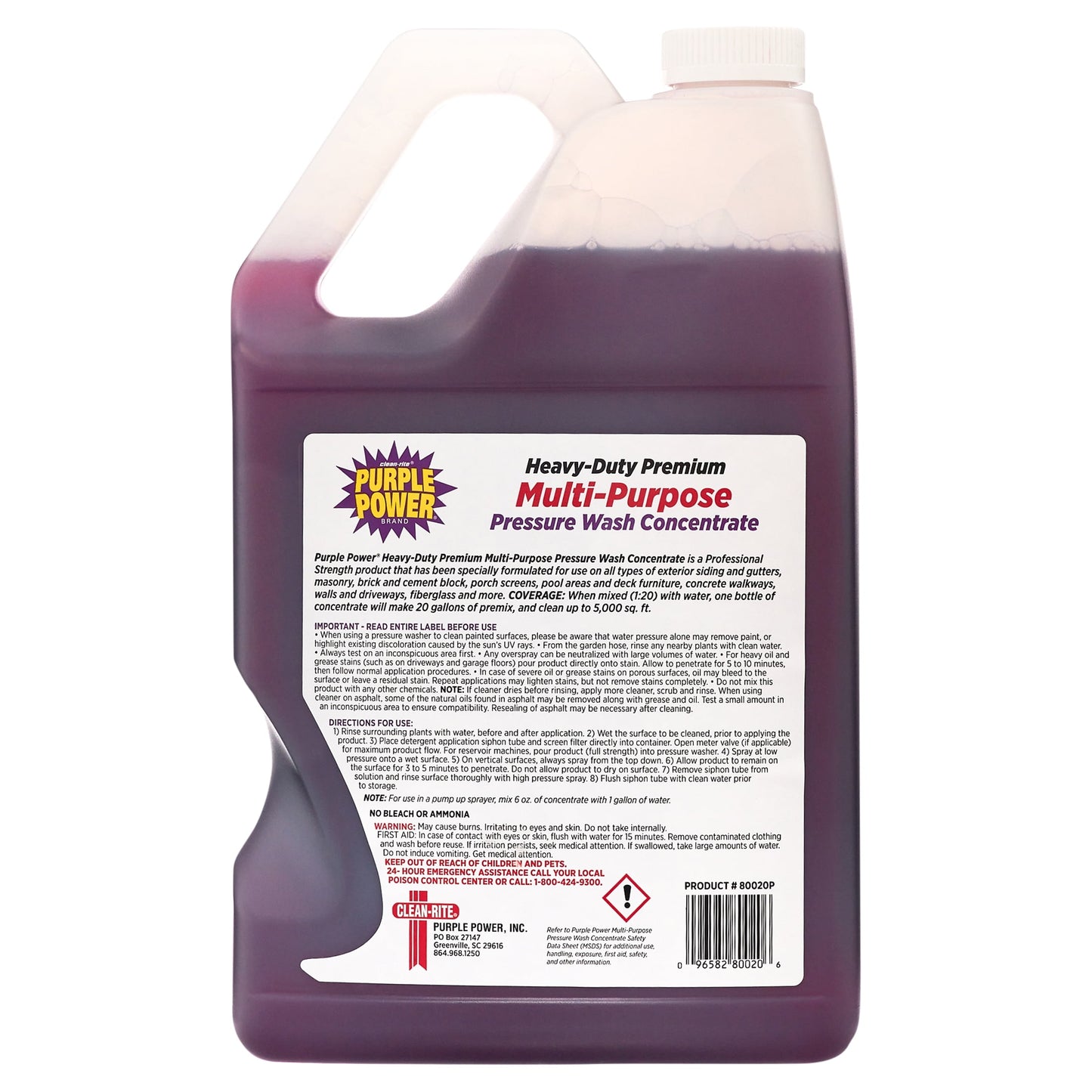 Heavy-Duty Premium Multi-Purpose Pressure Wash, 1 Gallon